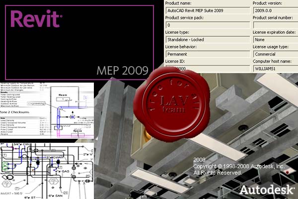 Autodesk Revit MEP Suite v2009 x32+x64