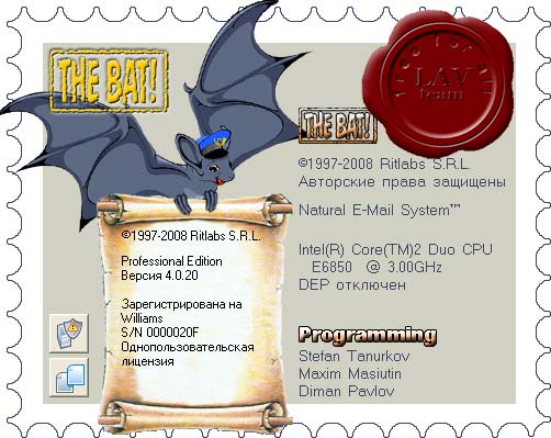 RITLabs The Bat! v4.0.20 rus