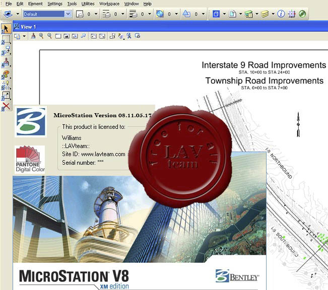 Bentley MicroStation V8i XM v08.11.05.17