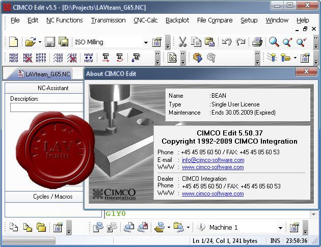 CIMCO Software Suite v5.50.37