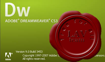 Adobe (бывш. Macromedia) Dreamweaver CS3 v9.0.3453