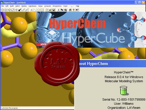 HyperCube HyperChem Professional v8.0.4