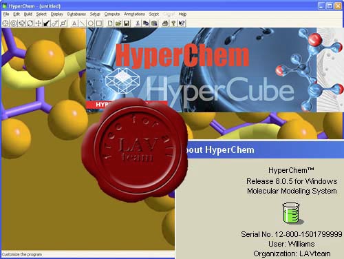HyperCube HyperChem Professional v8.0.5