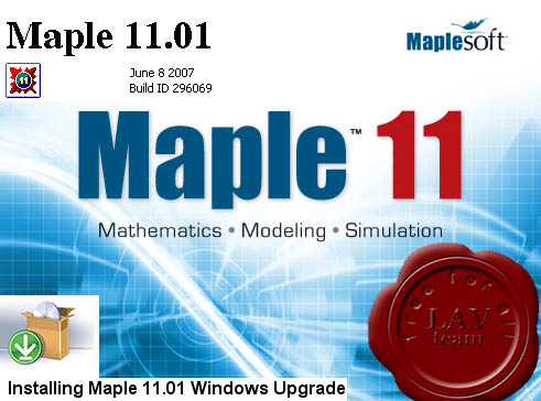 Waterloo Maple 11.01 Build 296069