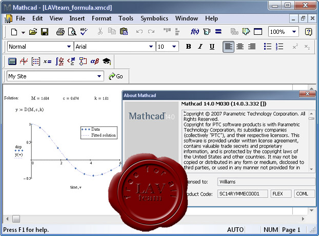 PTC Mathcad v14.0.2.5 M020