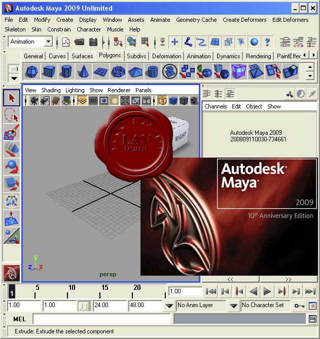 Autodesk Maya 2009 Keygen Serial Number, key, crack