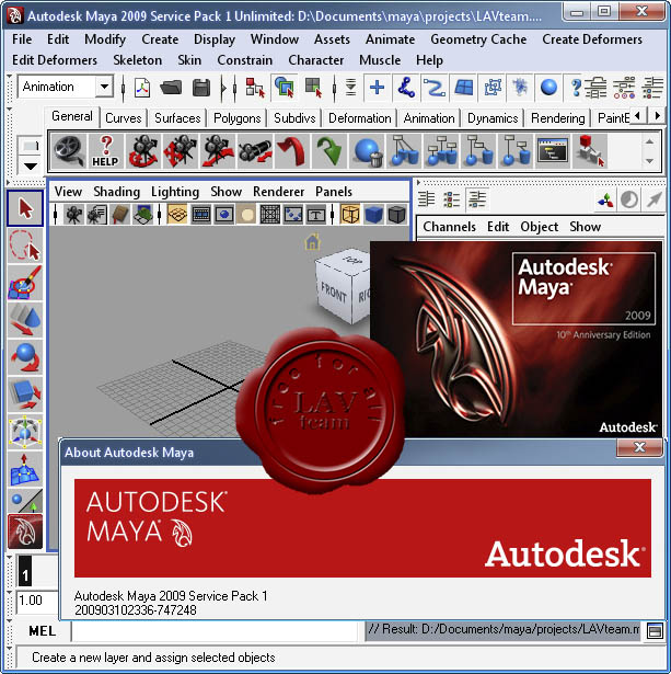 Autodesk Maya Unlimited 2009 sp1 x86+x64
