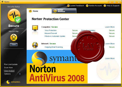 Symantec Norton Antivirus 2008 v.15.0.0.58 ISO