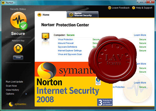 Symantec Norton Internet Security 2008 v15.0.0.60 ISO