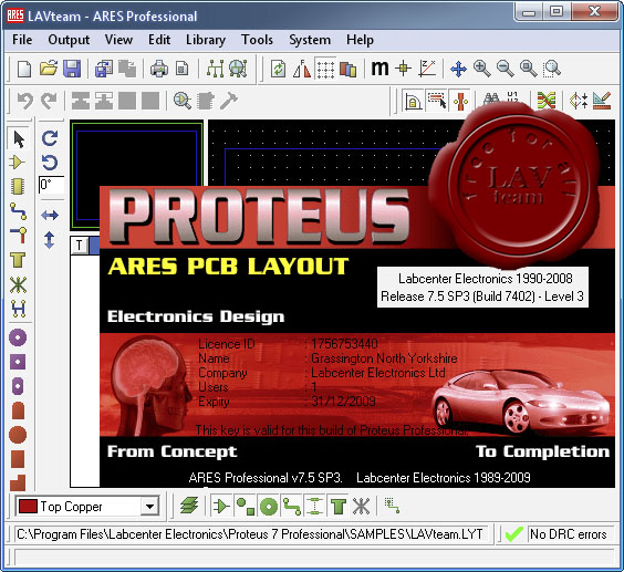 Labcenter Electronics Proteus Professional v7.5 sp3