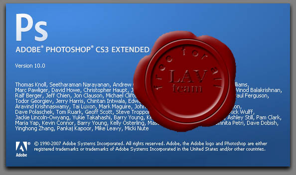 Adobe Photoshop CS3 v.10.0 Extended