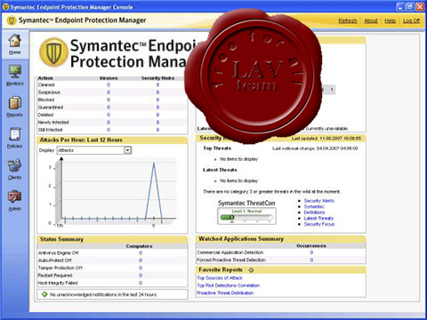 Symantec Endpoint Protection Manager v11.0.4000.2295 Retail