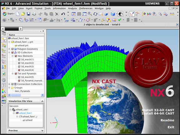 Siemens PLM Software Unigraphics NX6 CAST Siemens PLM Software Unigraphics NX6 CAST